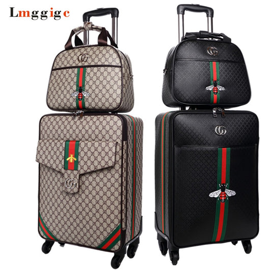 suitcase and bag set