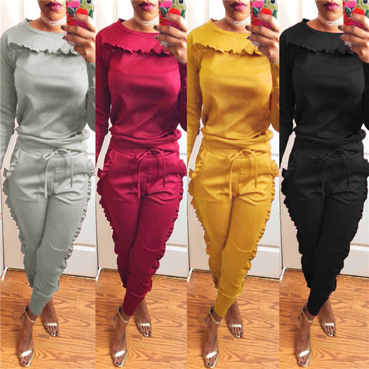 ladies sweat suit sets