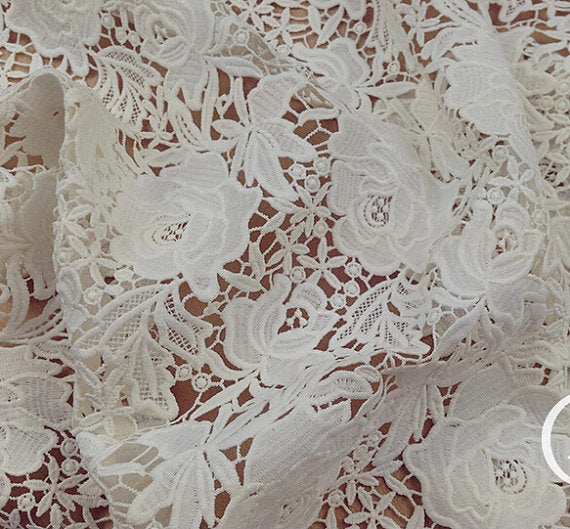 rose lace fabric