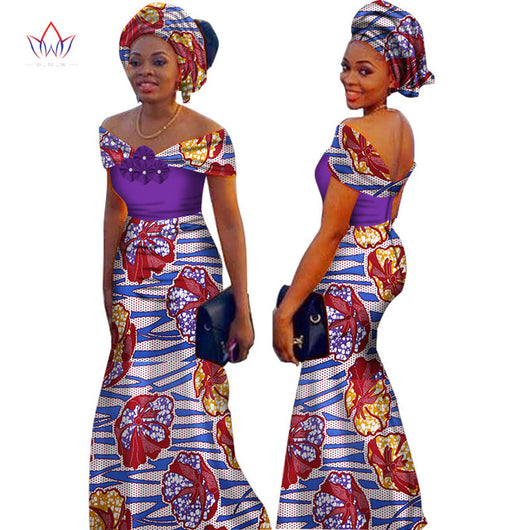 African Dresses For Women African Print Long Dresses Dashiki Dress,Afr ...