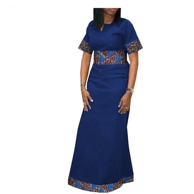 denim dresses with african print