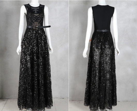 black net maxi