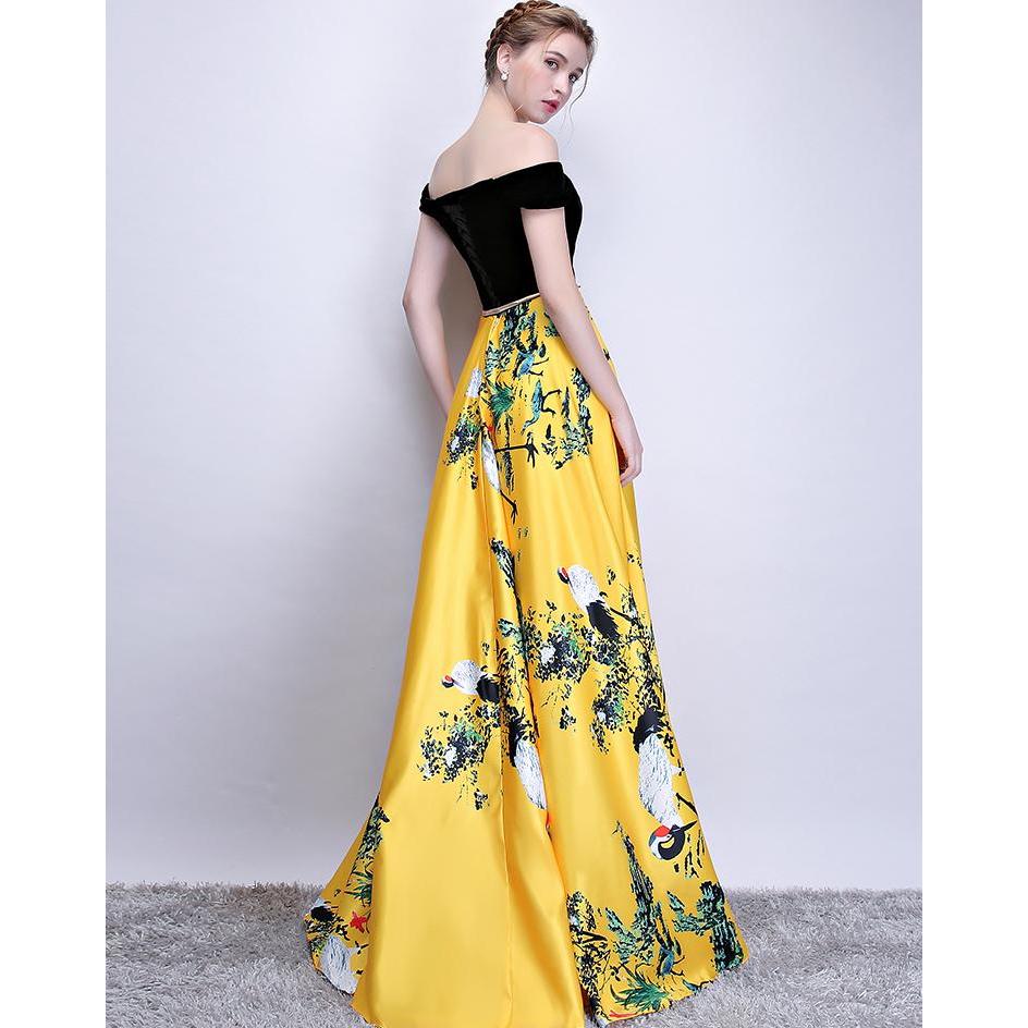 long dress patterns party wear