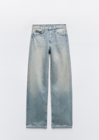 zara barrel jeans