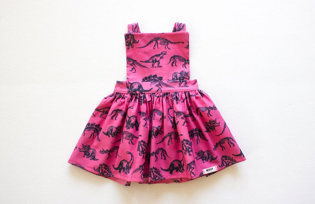 Baby \u0026 Toddler Pinafore Dress in Dino 