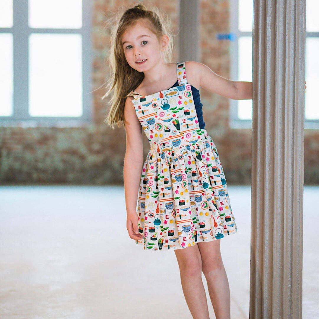 girls pinafore skirt