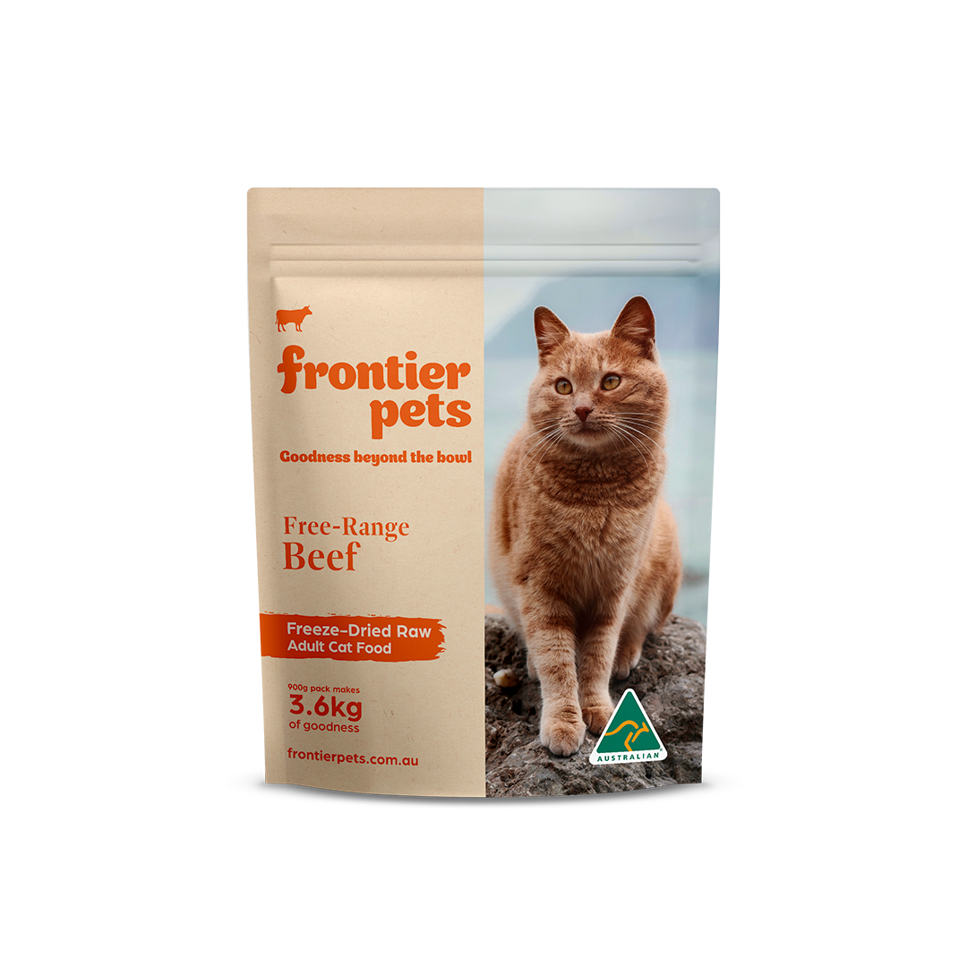 Free-Range Beef | Raw Freeze-Dried Cat Food - Adult - Frontier Pets product image