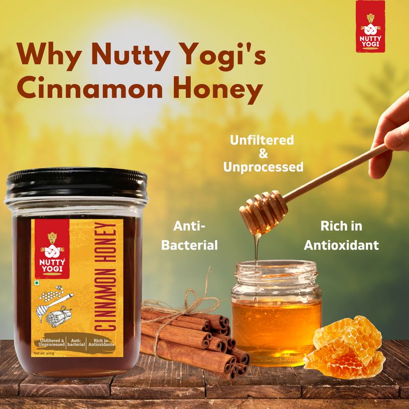 Nutty Yogi Cinnamon Honey 500gm