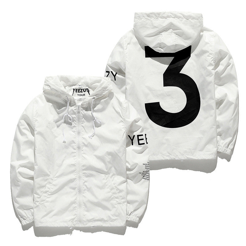 white yeezy windbreaker