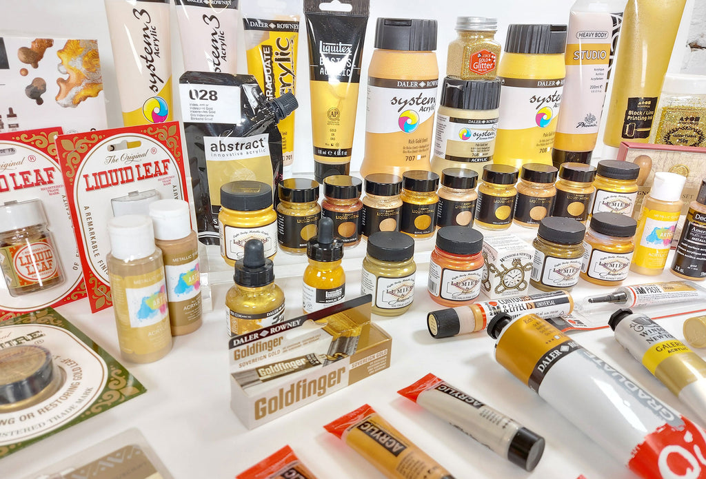 Gold paint products