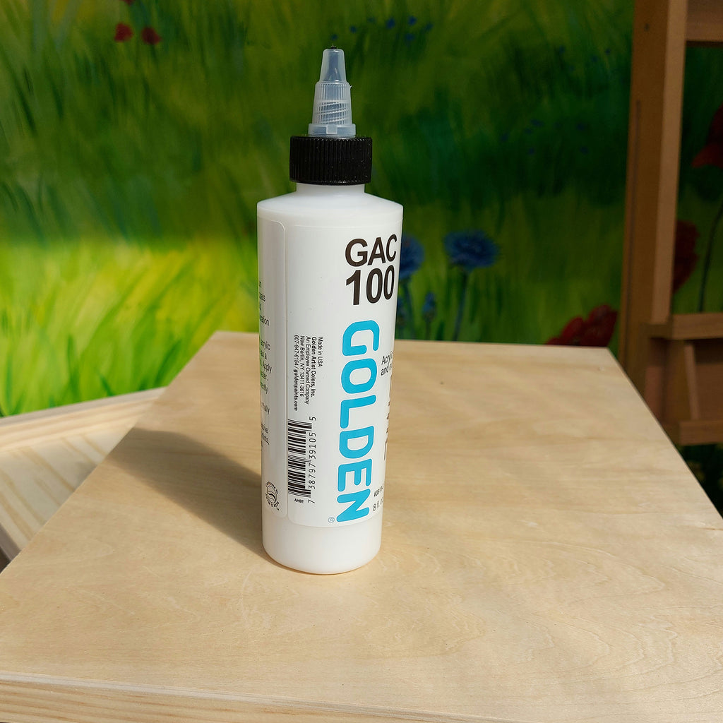 Apply a size to all the exposed wood on your panel which will seal the wood, give your panel at least 2 thinly painted coats front, back and sides. Allow drying time between coats. Then lightly sand and dry wipe. Wait till completely dry before you apply the gesso layers.