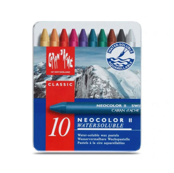 Caran d'Ache Neocolour - Water Soluble Wax Pastels