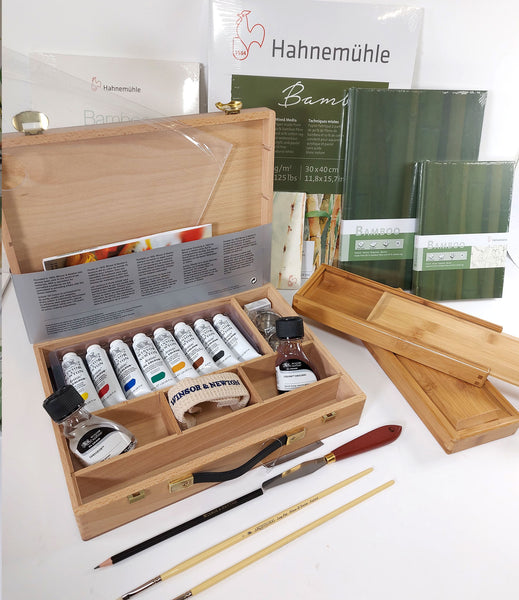 Handmade Wooden Watercolor Tray Palette Gouache Palette Bamboo Box Gift for  Artist Half Pans Watercolor Paint Storage 