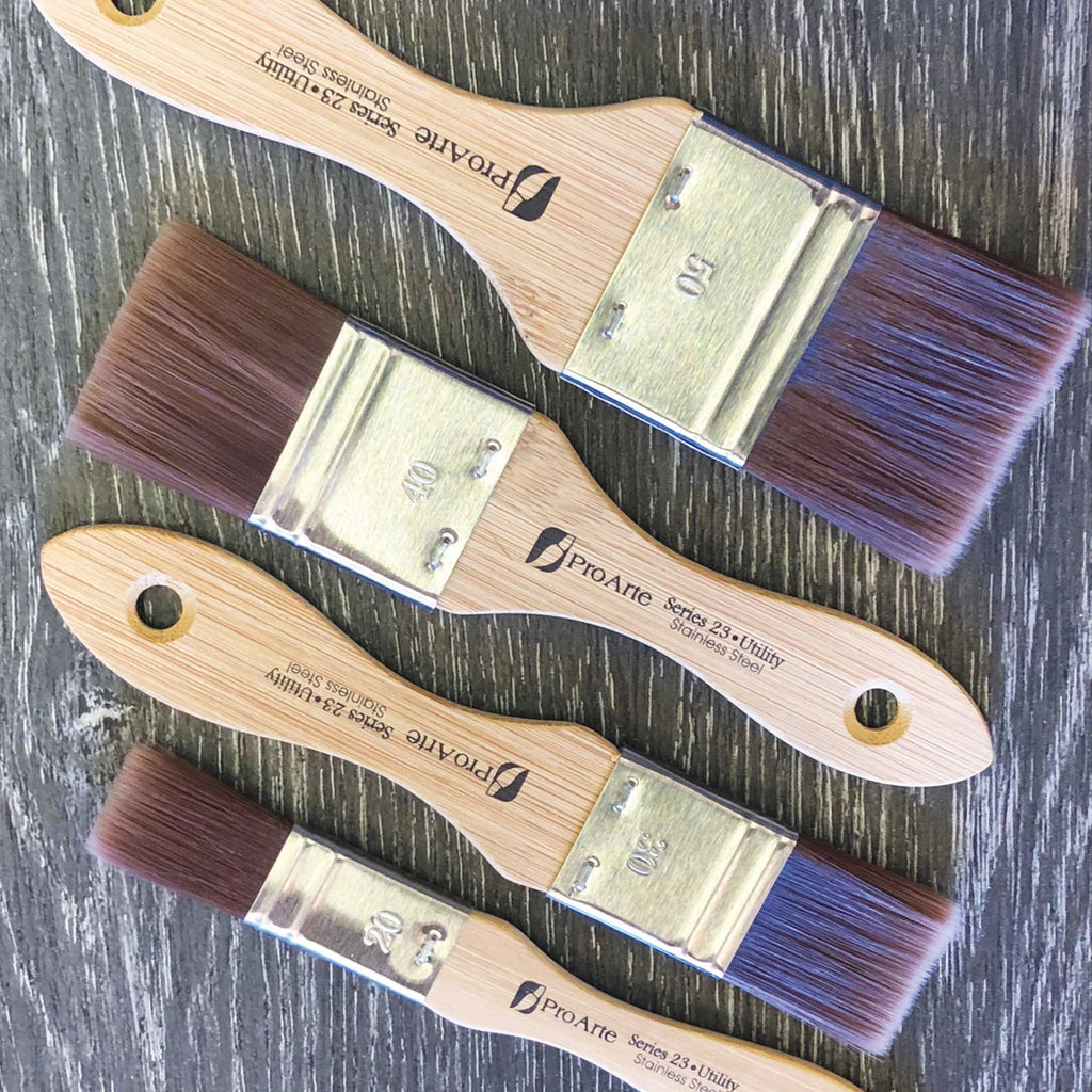 Brushes : Bob Ross Brushes - Cork Art Supplies Ltd