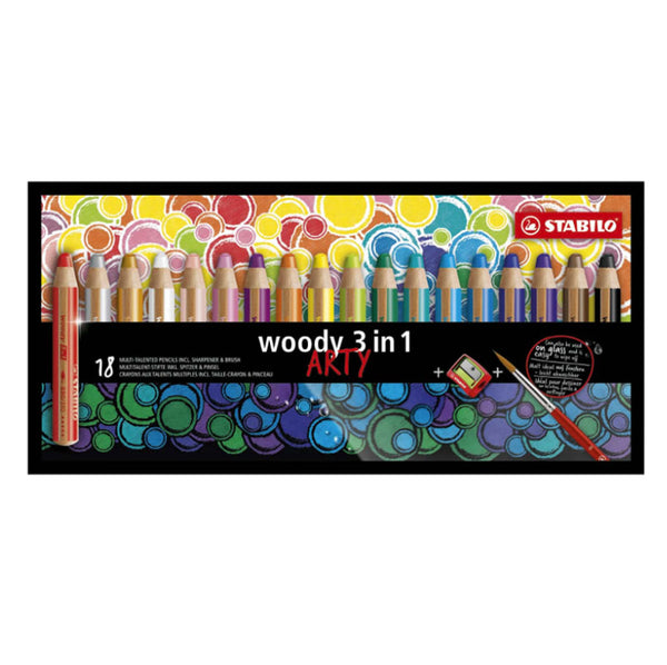 Stabilo Woody 3 in 1 Pencil Crayons