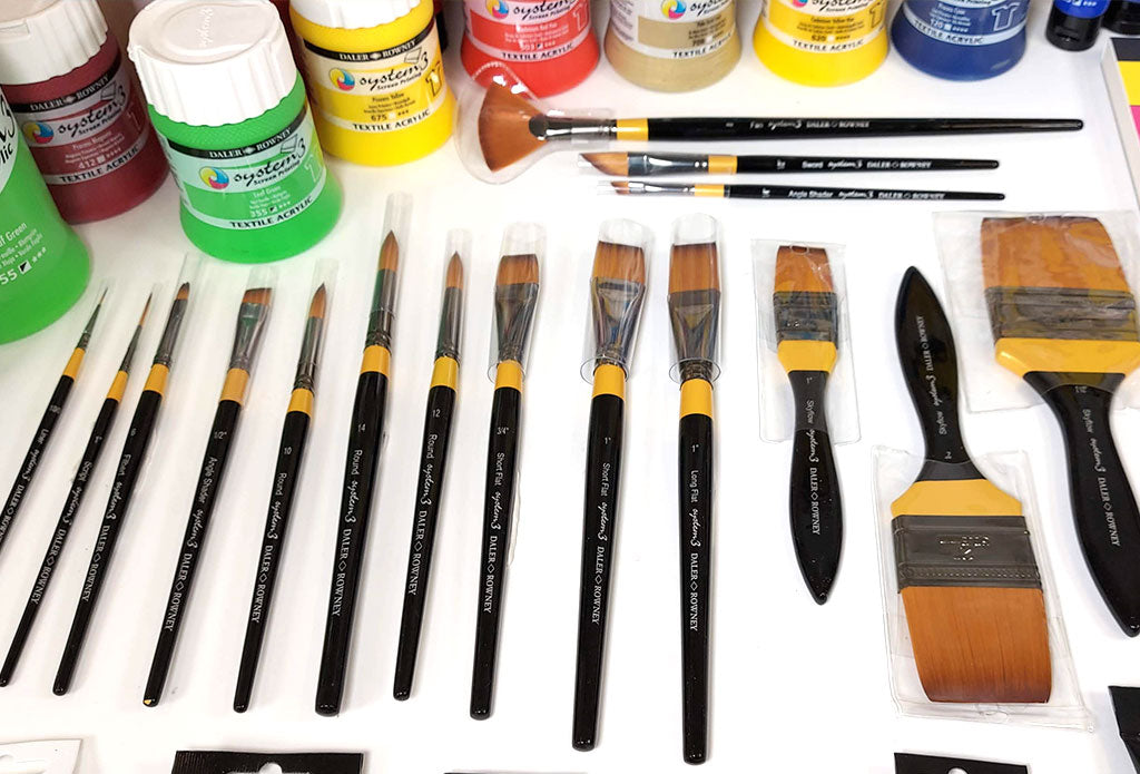 System 3 Acrylic Brushes