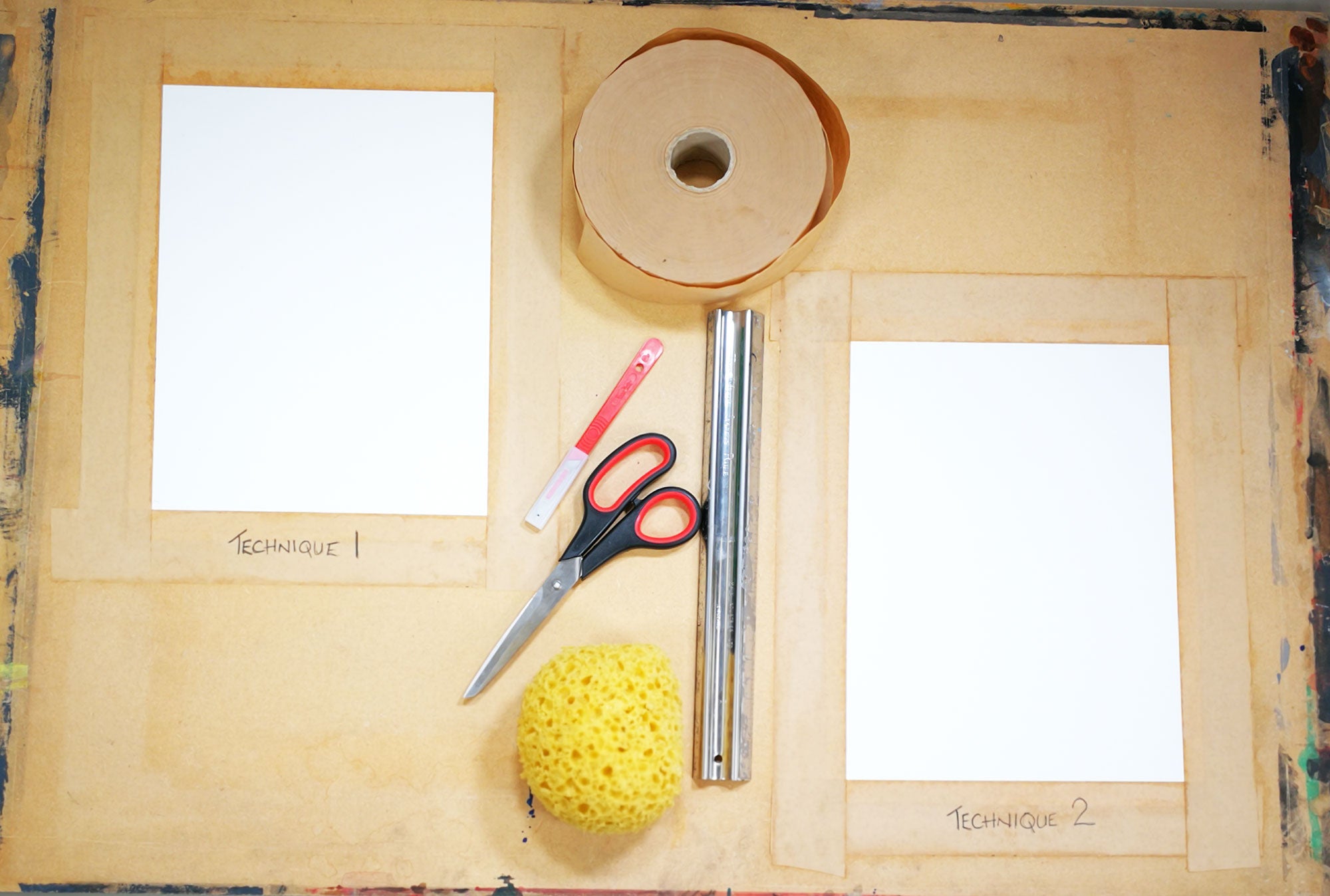 How To Stretch Watercolour Paper