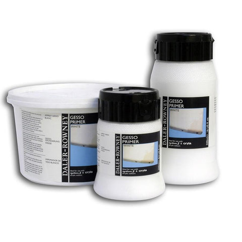  The Crafters Workshop Gesso Medium, Surface Preparation and  Primer, Sealer for Canvas, Paper, Wood, Provides Sizing for Acrylic or  Oils, Gesso, 8-oz, White