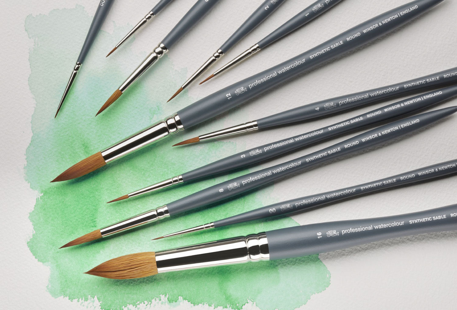 Winsor & Newton : Professional Watercolour : Synthetic Sable Brushes