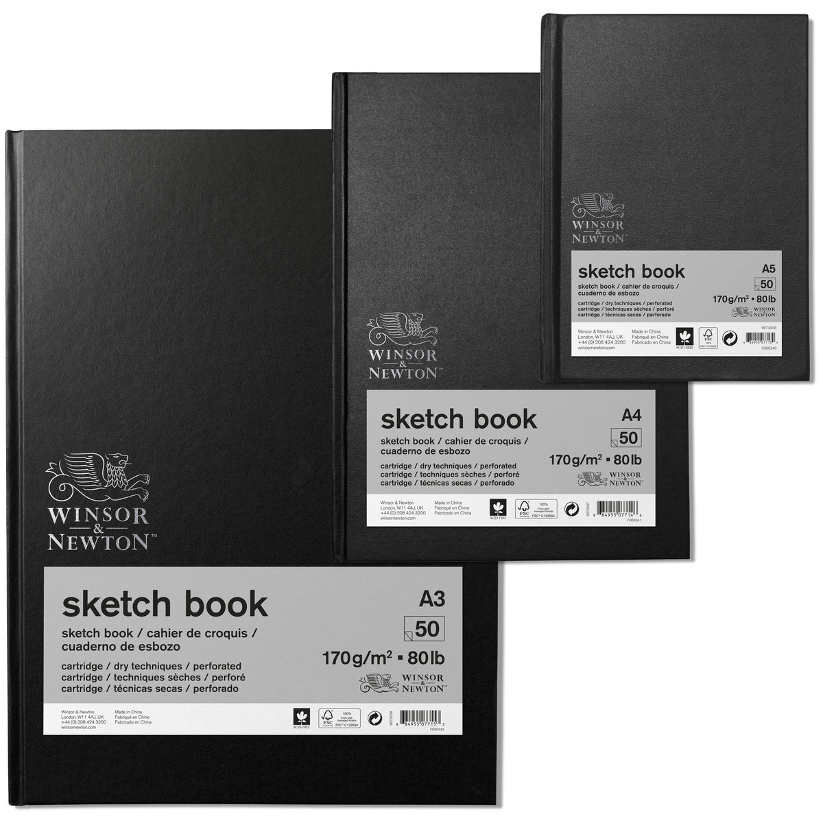 Winsor & Newton Heavy Weight Case Bound Sketch Book