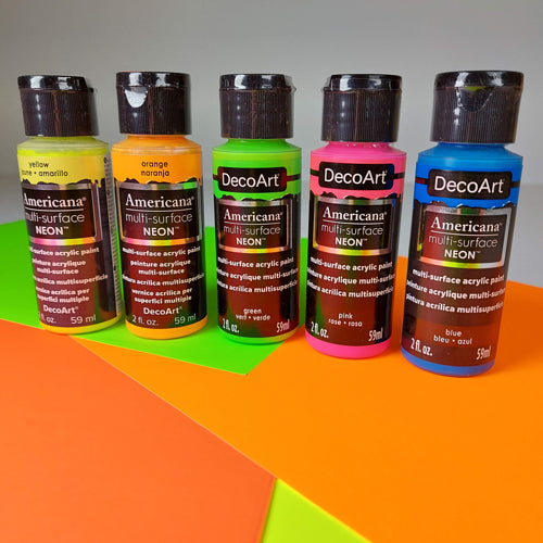 Outdoor acrylic paint set (2 fl oz)- 20 Tubes 2 with Glow in the Dark  Effect - Art supplies for Adults - For multiple use- Woods, Leather, Metal  