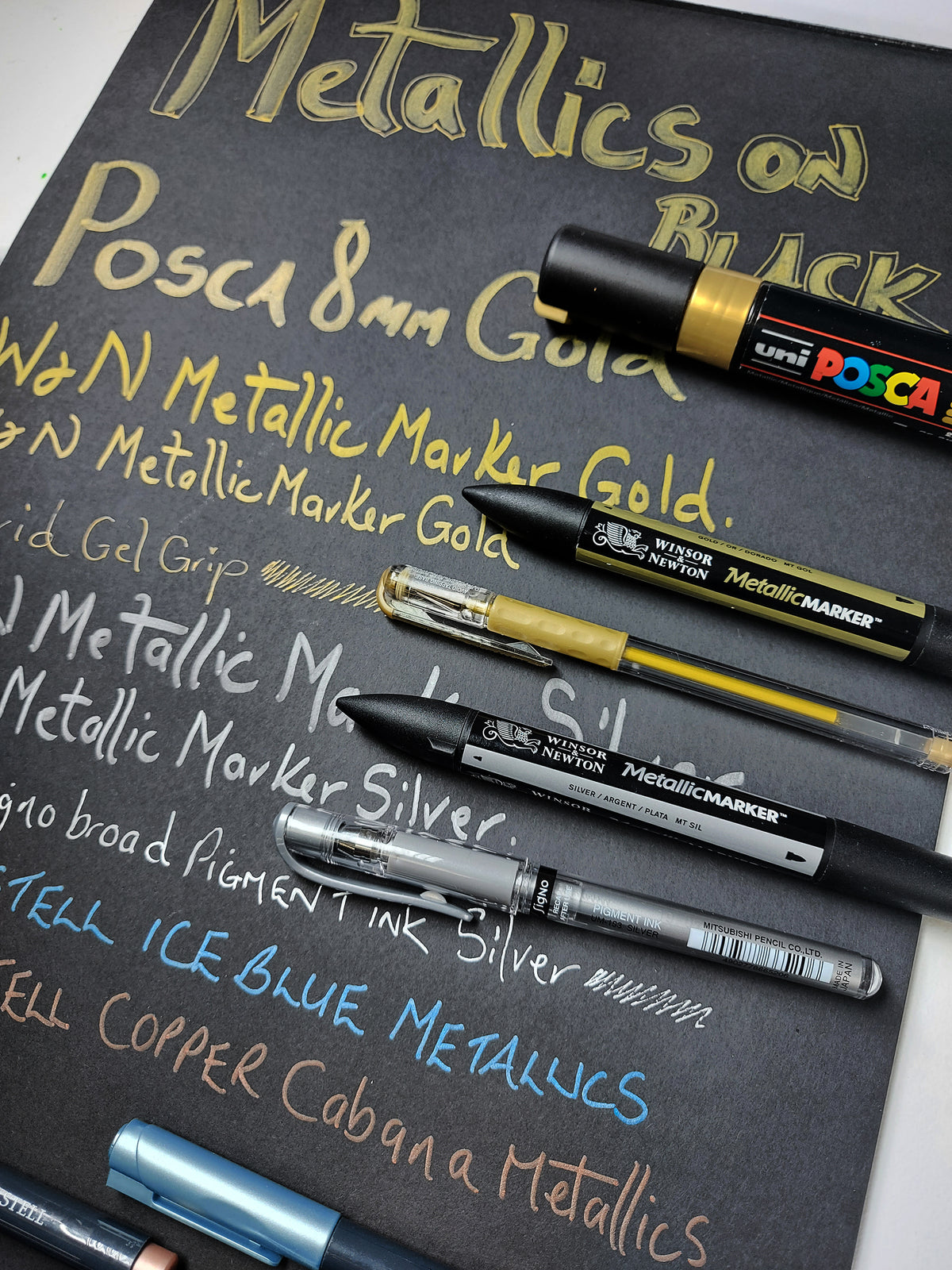 Black Paper Sketchbook: Big Sketchbook for Doodling & Drawing With Gel,,  Metallic, Sharpies or Neon Highlighter Pens (Blank Drawing Books)