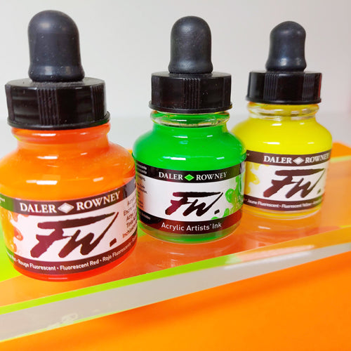 ENCRE ACRYLIQUE INK LIQUITEX 30ML ROUGE FLUORESCENT