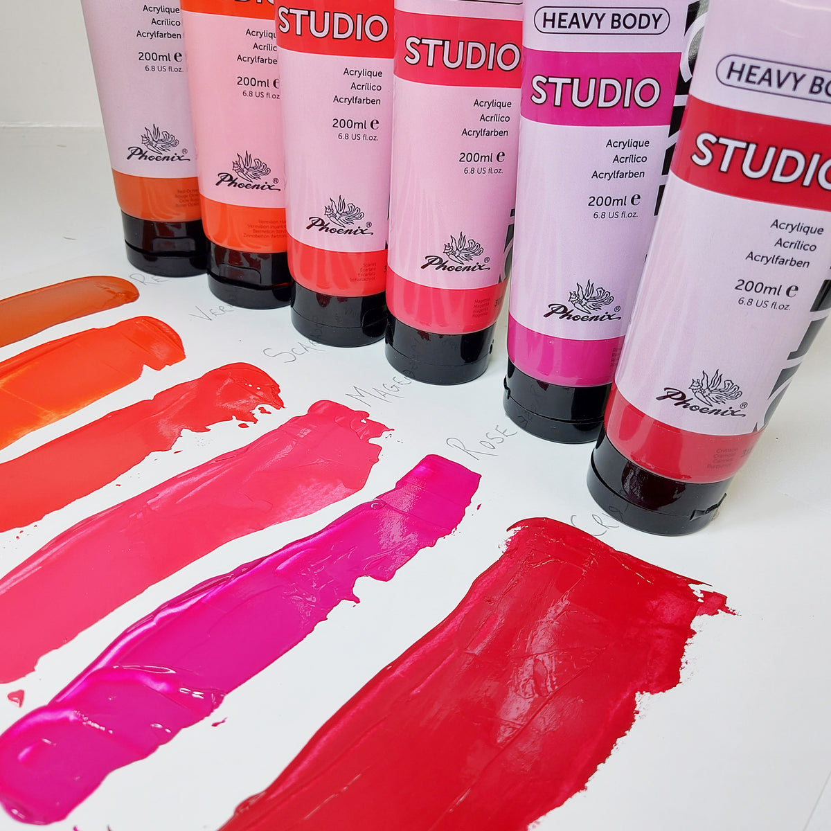 ARTdiscount STUDIO Heavy Body Acrylic Paints - 200mls Tubes