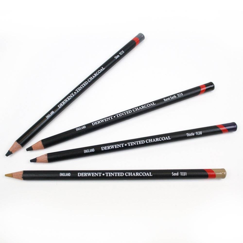 DERWENT TINTED CHARCOAL INDIVIDUAL PENCILS