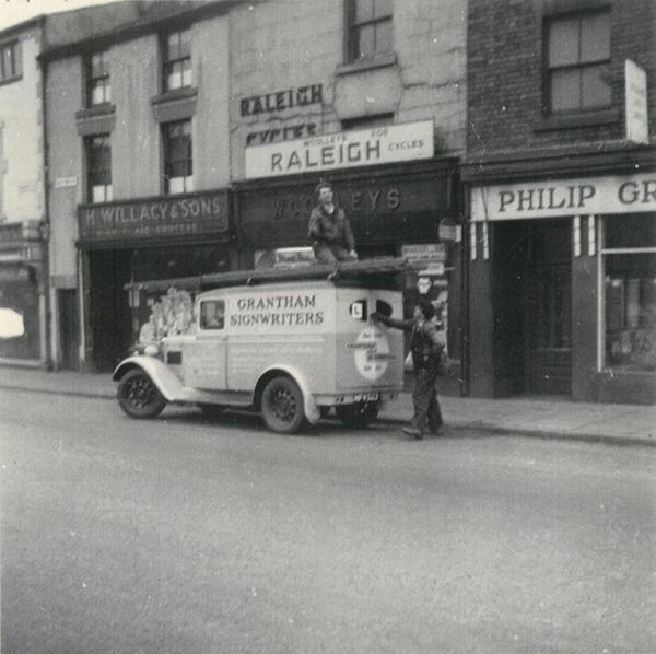 Sign Writers and the van