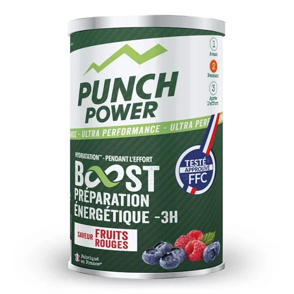 Boost Énergétique -3h (500g) - Fruits Rouges Sans Lactose