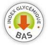 Niedriges Logo des glykämischen Index