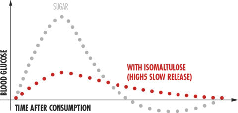 Isomaltulose_release_over_time