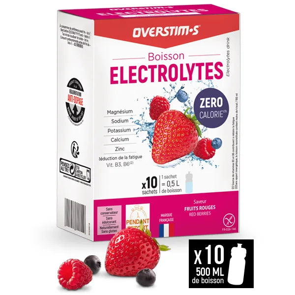 Boisson Électrolytes (10x8g) - Fruits Rouges Powerbar