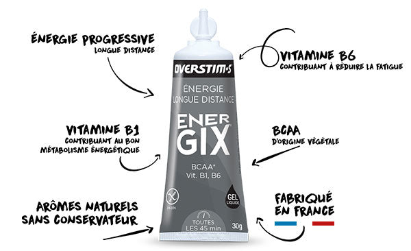 Overstim's - Gel Energix Liquide (30g)