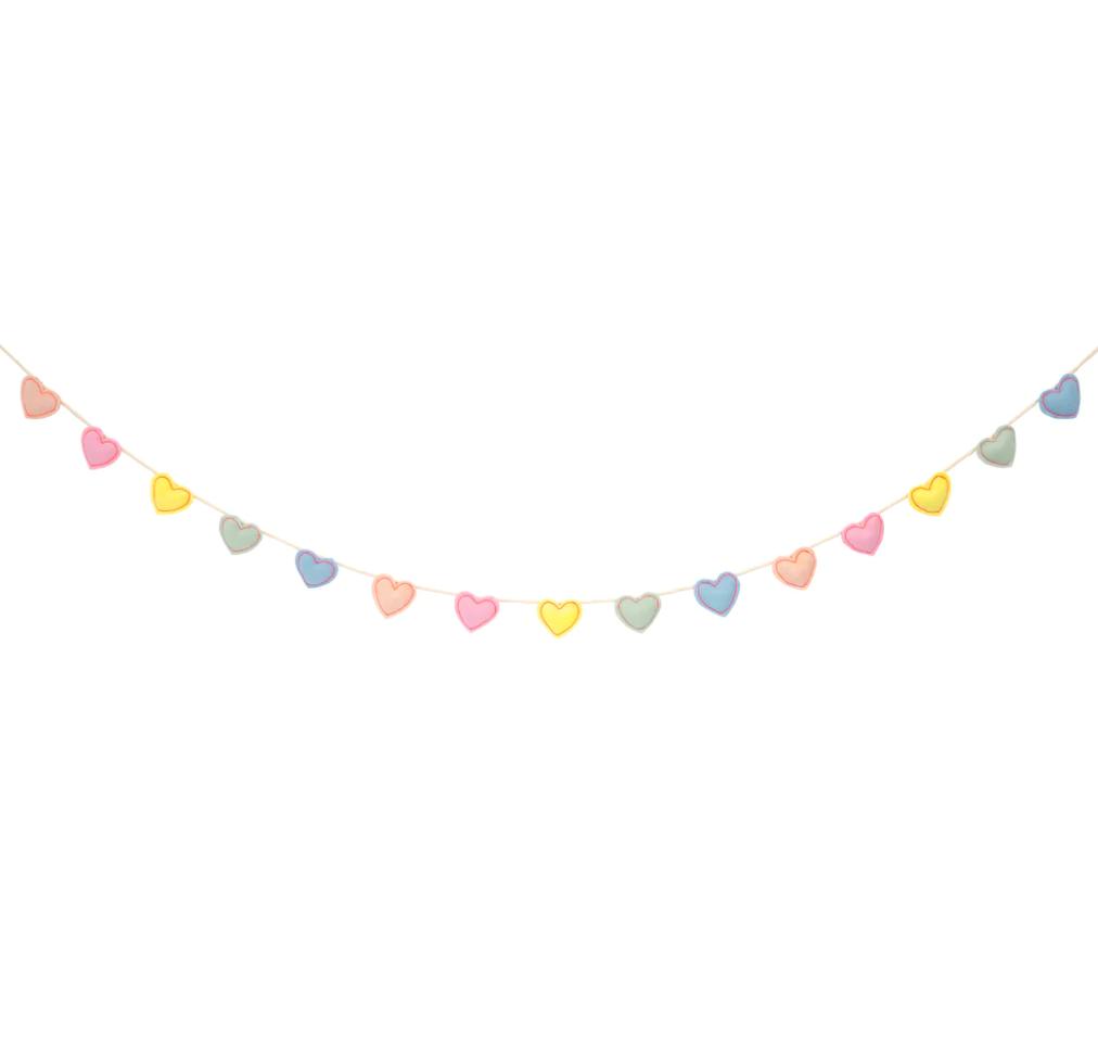 Heart Honeycomb Decorations (x6) by Meri Meri – Mochi Kids