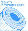 Open With 12 Concentric Holes