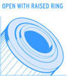 Open With Raised Ring