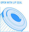 Open With Lip Seal