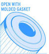 Open With Molded Gasket