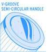 V-Groove Semi-Circular Handle