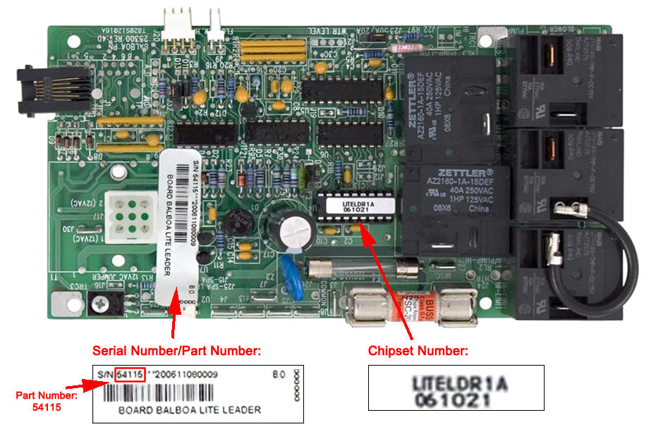 Locating Your Circuit Board Part Number