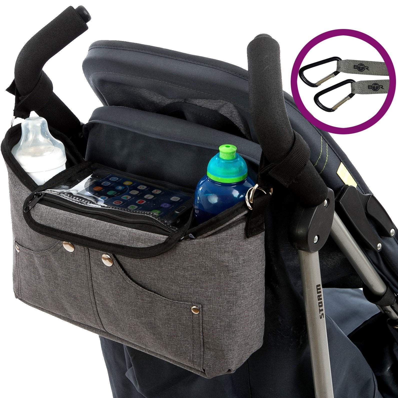 pushchair organiser