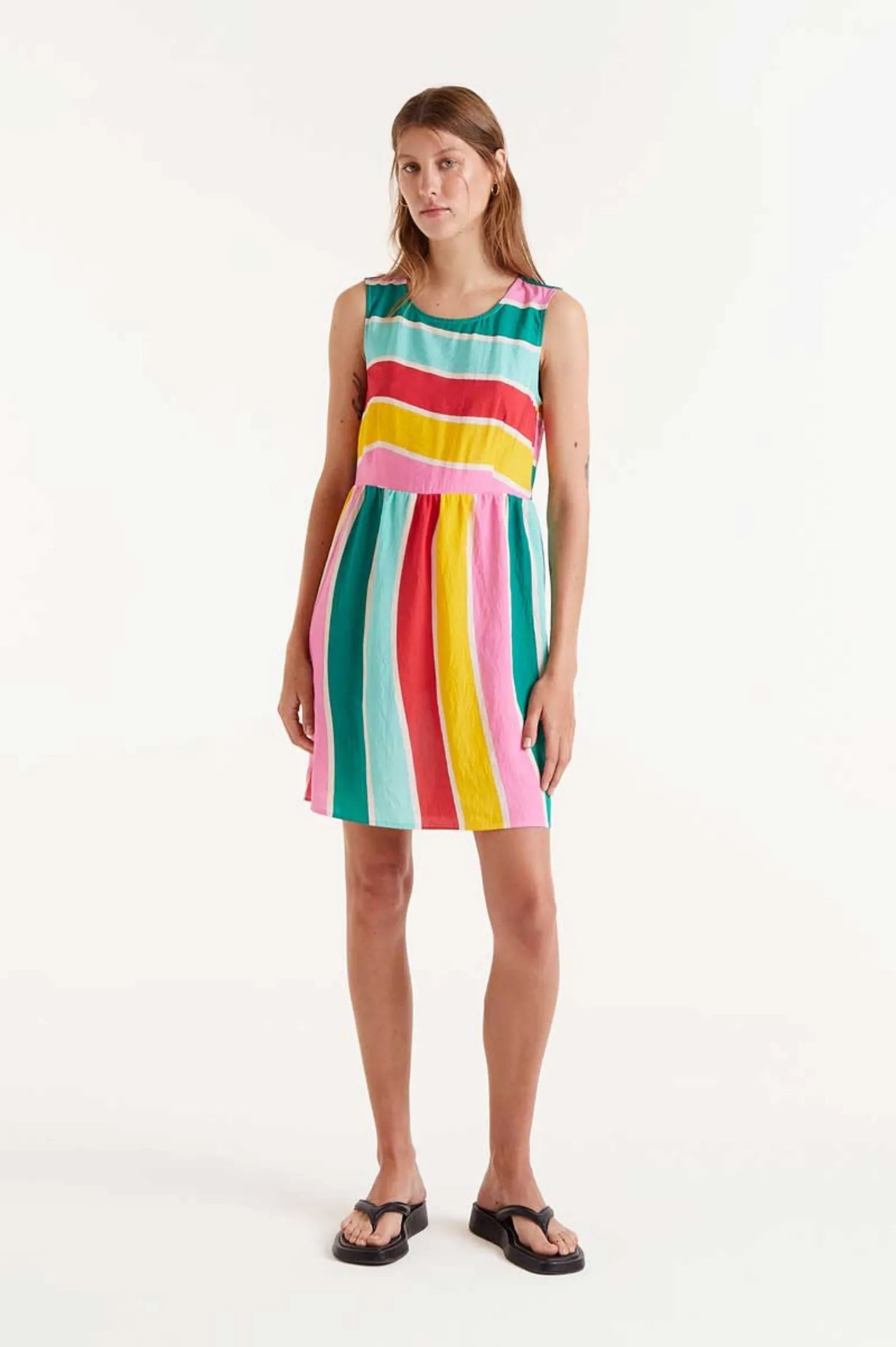 Compañia Fantastica Vestido Rayas Colour Wave