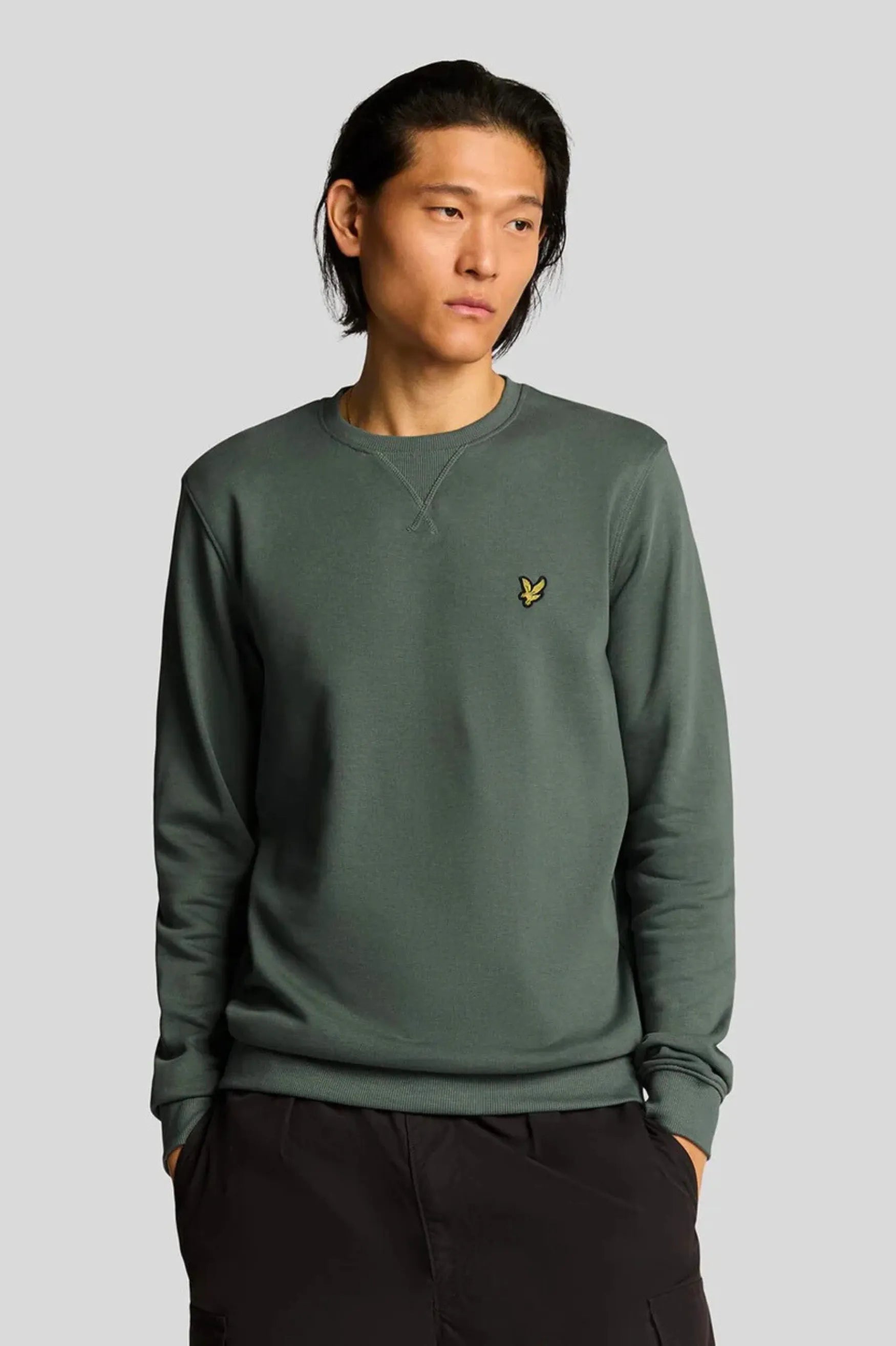 Lyle And Scott Sudadera Hombre Verde Mercurial