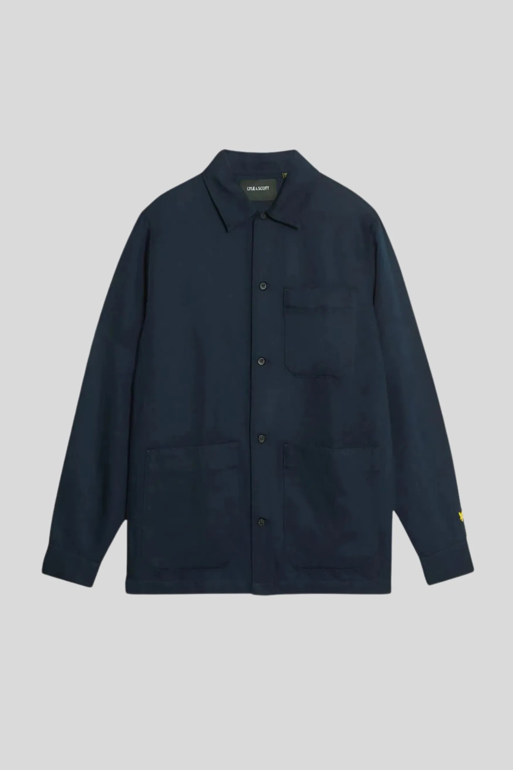 Lyle and Scott Sobrecamisa Lino Hombre Azul