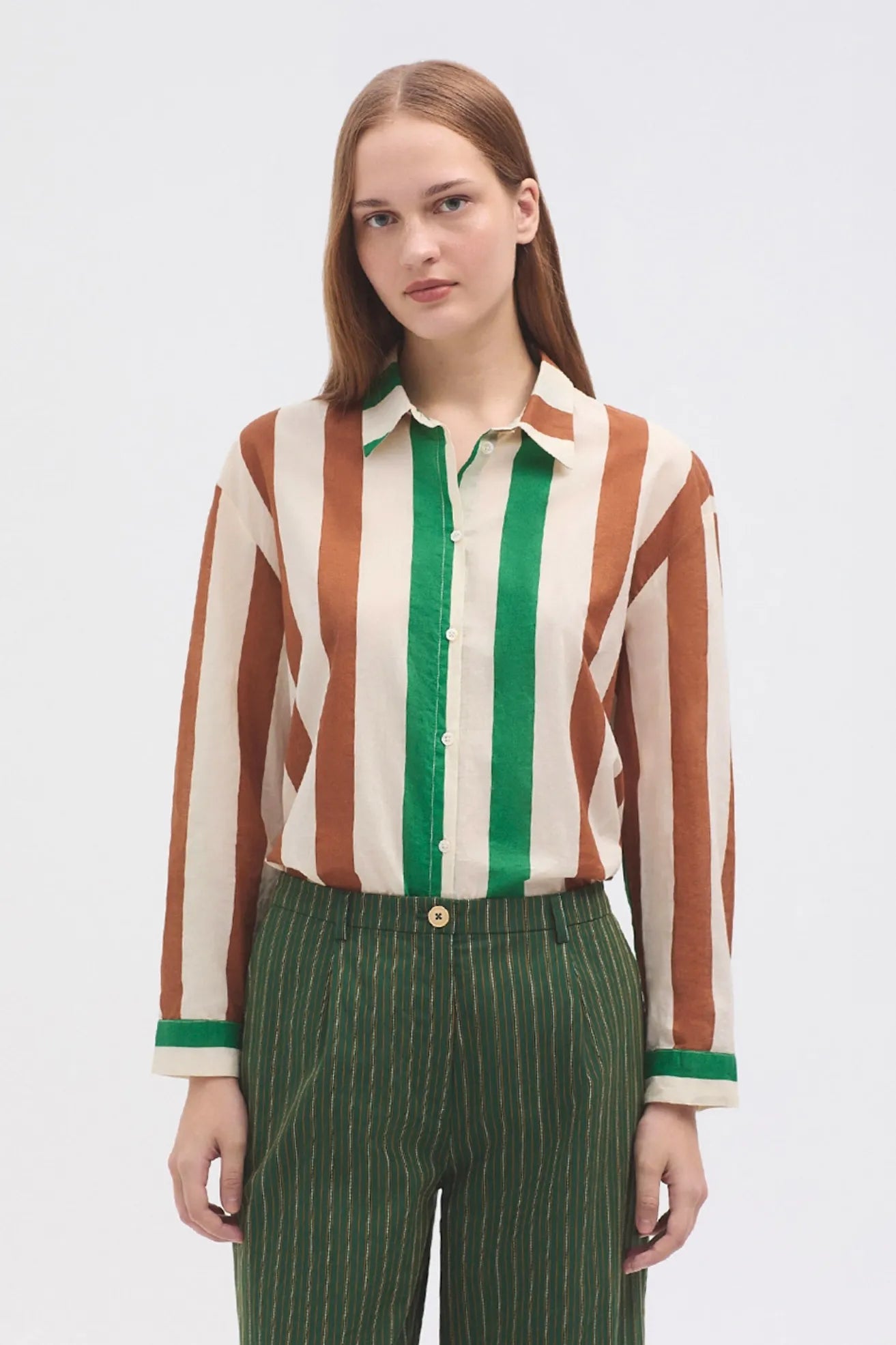 Nice Things Paloma S Camisa Mujer Rayas Verticales