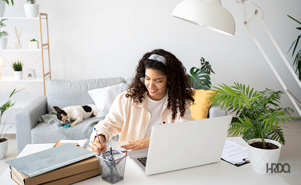 An Employee Working Remotely