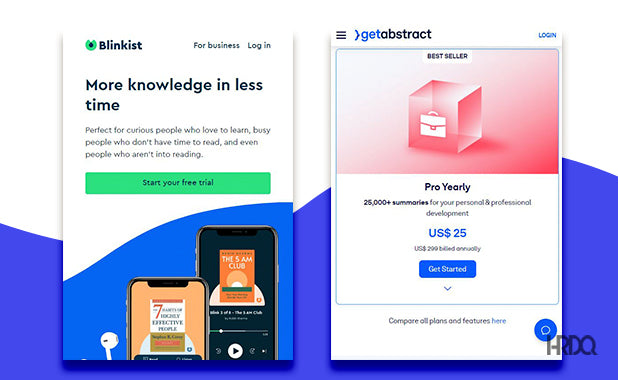 Blinkist and getAbstract Subscription Plans