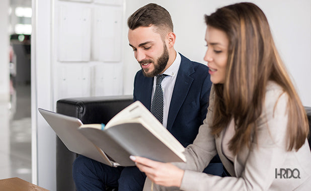 Trainees Reading Easy-to-Digest Material